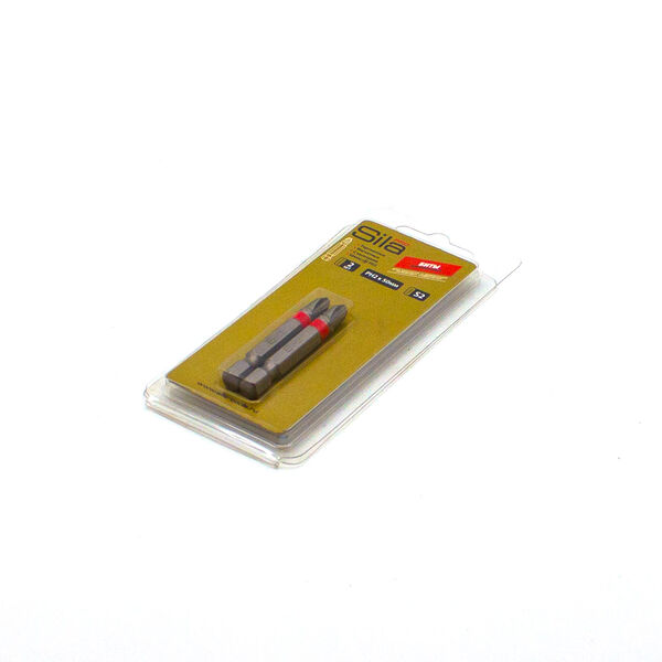 Биты торсионные SILA Pro, магнитные ph2х50мм, сталь S2, Арт. 123125, 2шт