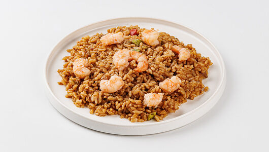 Рис азиатский с креветками аргентинскими и овощами