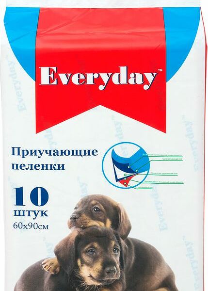 Пеленки гелевые EveryDay 60х90 см, 10 шт