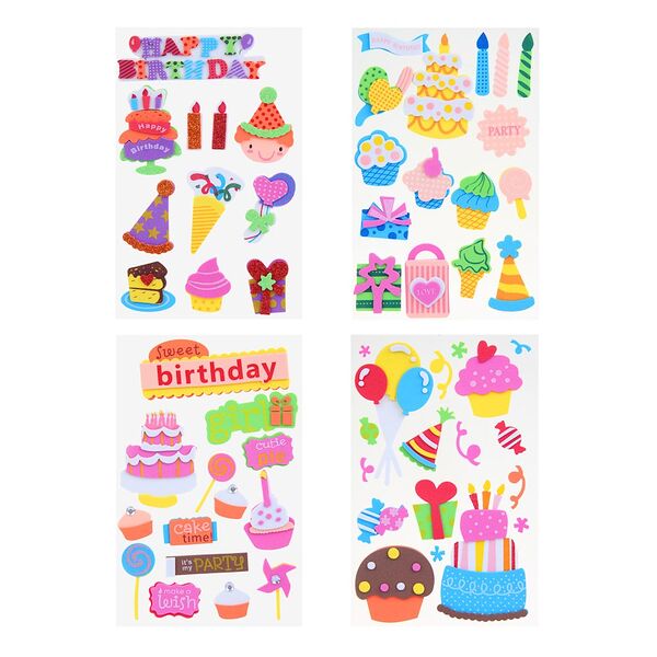 Fntastic набор наклеек декоративных, 22x12,5 см, пева, сладости, в ассортименте