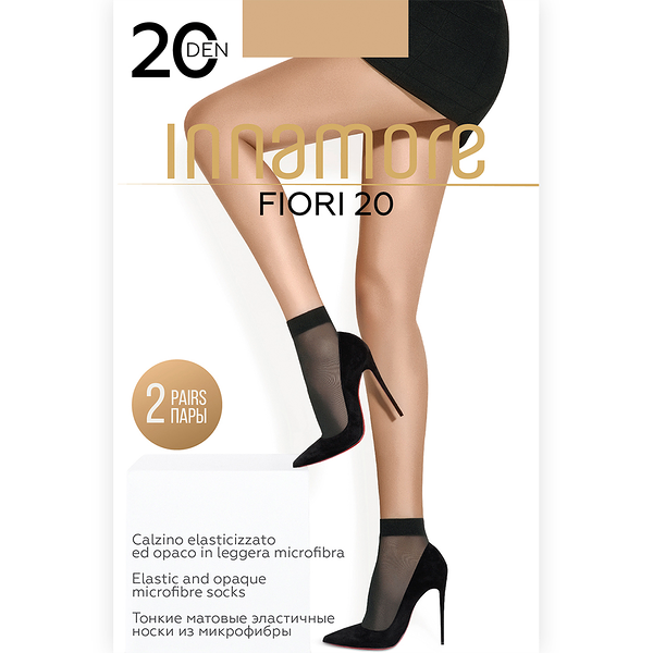 Носки женские Innamore Fiori 20 den Miele one size