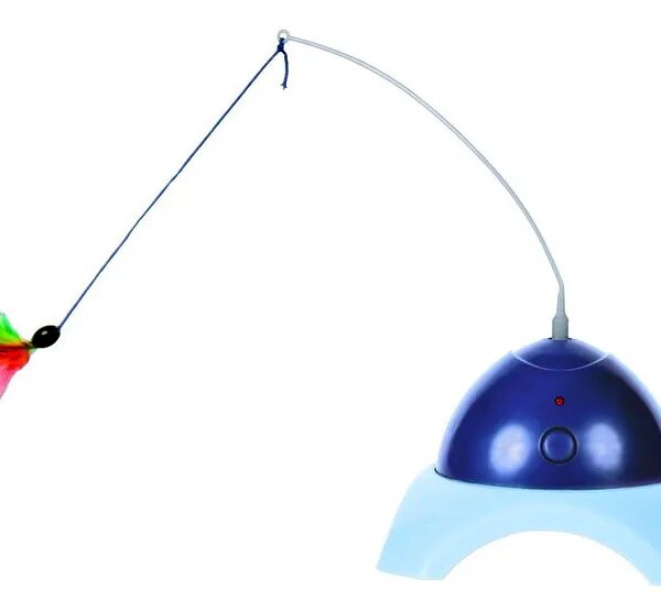 Игрушка для кошек интерактивная с удочкой 15х21 см