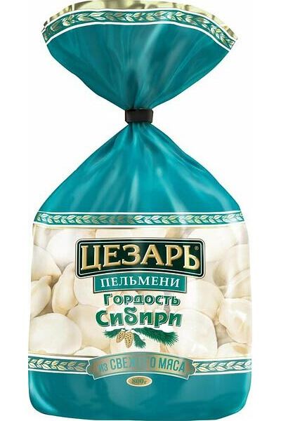 Пельмени из свежего мяса Цезарь Гордость Сибири