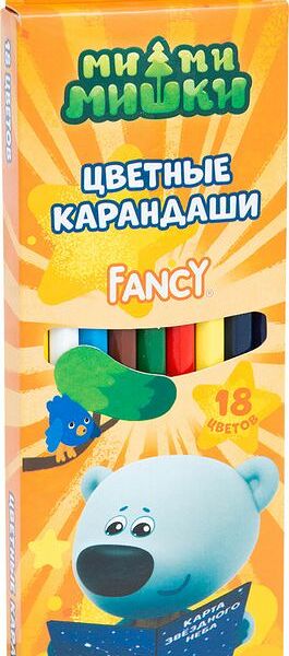 Набор карандашей Action! Мимимишки цветные 18 цветов