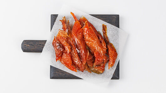 Слайсы из горбуши вяленые, 100 г