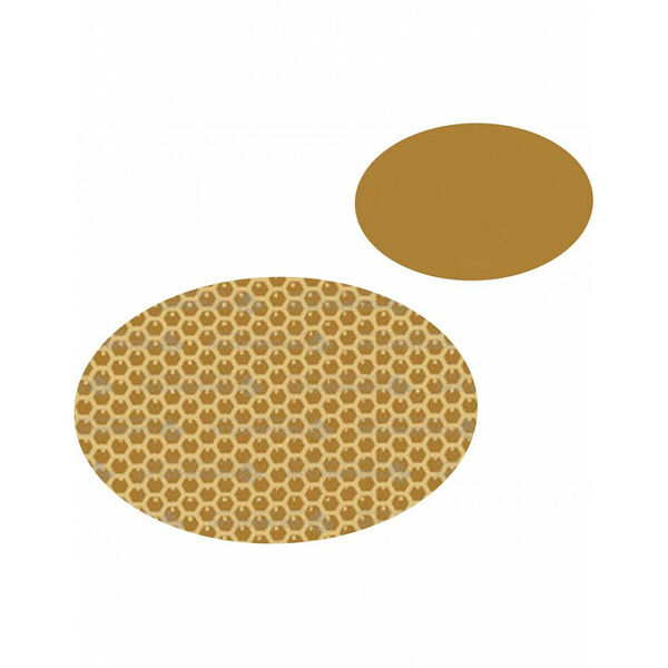 GoSi Коврик под лоток или миску Овал, бежевый 38*58 см