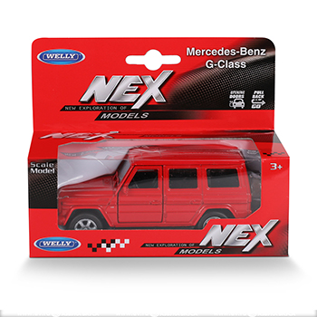 

Игрушка модель машины Welly Mercedeces-Benz G-Class 1:38 пружинный механизм цвет в ассортименте