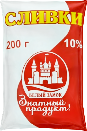 

Сливки Белый замок 10% 200 г