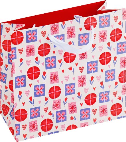 Пакет подарочный Love 2024, 21х19х9см, Арт. MGT