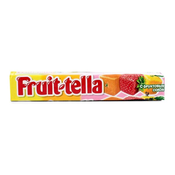 Конфеты жевательные с фруктовым соком Fruit-tella Ассорти