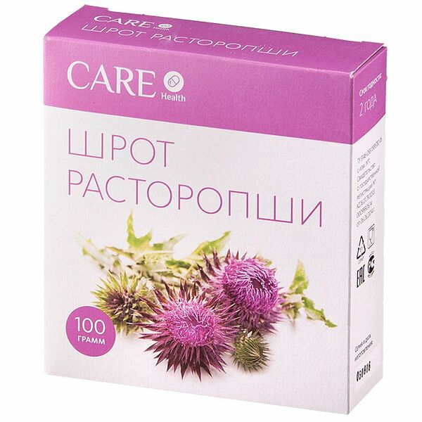 Care Health расторопша шрот 100 г