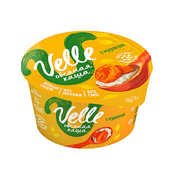 Продукт овсяный Velle каша с курагой, ферментированный