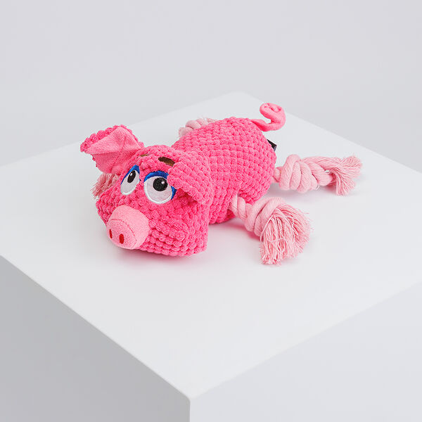 Игрушка для собак Поросенок, 9x22x15 см