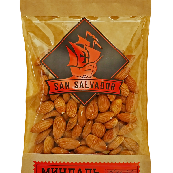 Миндаль очищенный сушеный ТМ San Salvador (Сан Сальвадор)