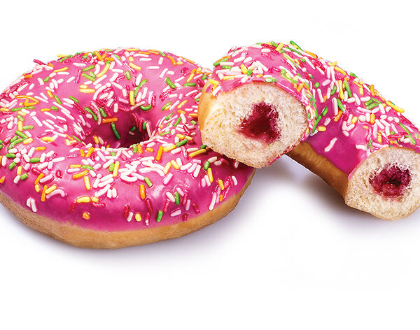 Донат Strawberry с клубничной начинкой Stokson