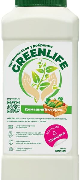 Удобрение Green Life для домашнего огорода 500мл