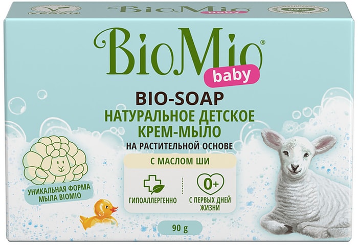 

Крем-мыло BioMio Baby натуральное с маслом ши 90 г
