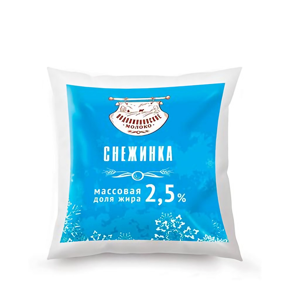 

Снежинка Подовинновское Молоко 2.5% 500 г