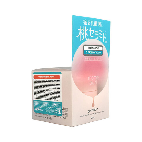 Крем-флюид MOMO PURI Увлажнение и Упругость с лактобактериями, витаминами А,C,E и керамидами