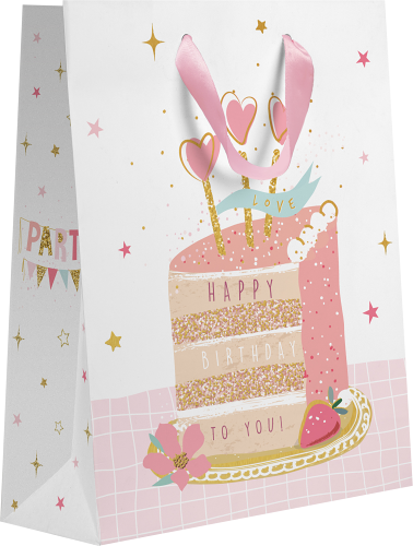 Пакет Пакетико подарочный с тиснением MT Девичник 22.7*18*10 см в ассортименте