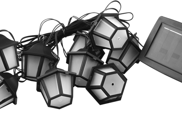 Гирлянда садовая GIARDINO CLUB Фонари 10xLED 3,8м, на солнечной батарее, Арт. 772791