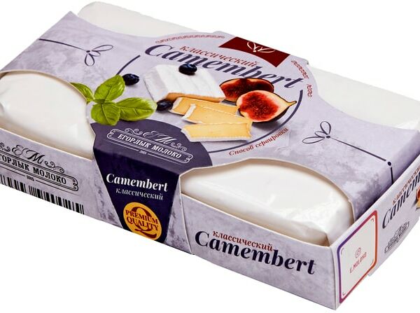 Сыр камамбер Егорлык Молоко Классический с белой плесенью 50% БЗМЖ 125 г