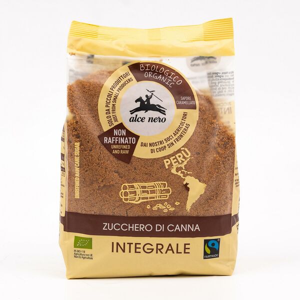 Сахар тростниковый коричневый, Alce Nero
