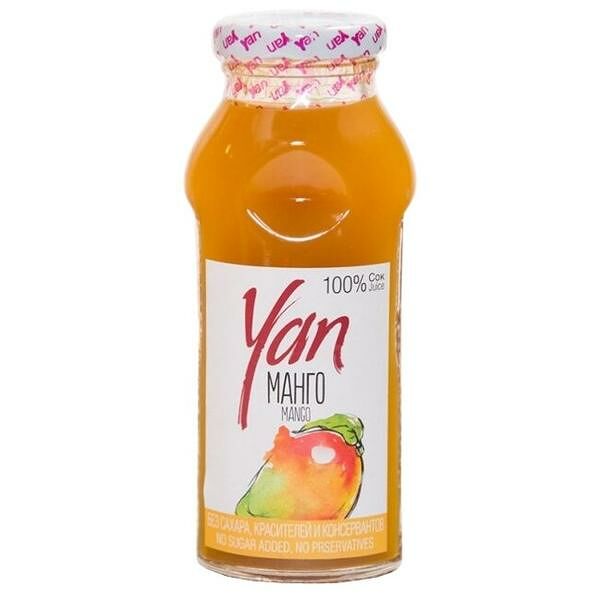 Сок Yan манго без сахара