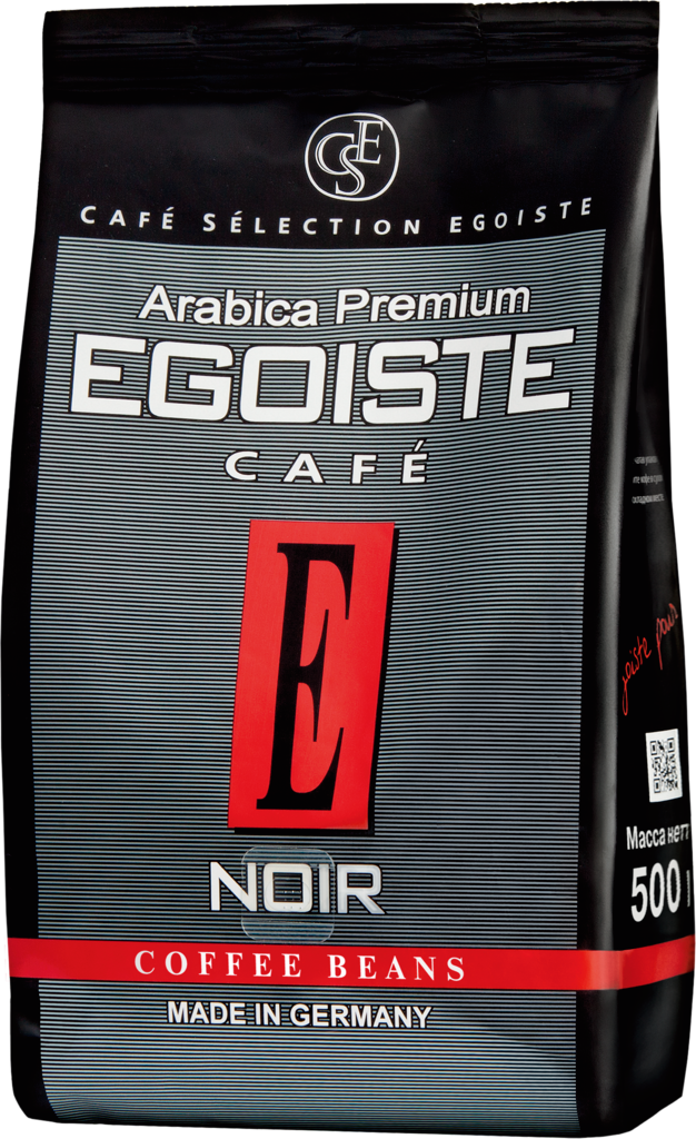 

Кофе Egoiste в зернах Noir жареный 500 г