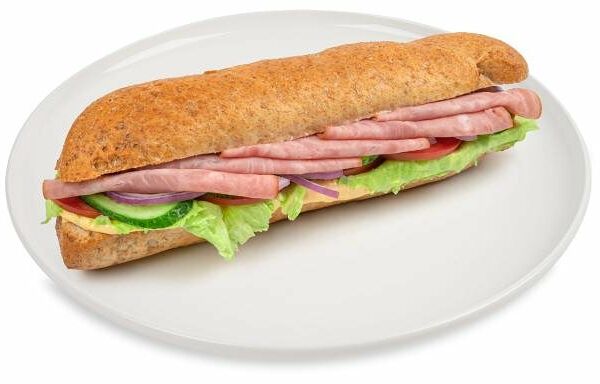 Сэндвич Ашан сырный с ветчиной