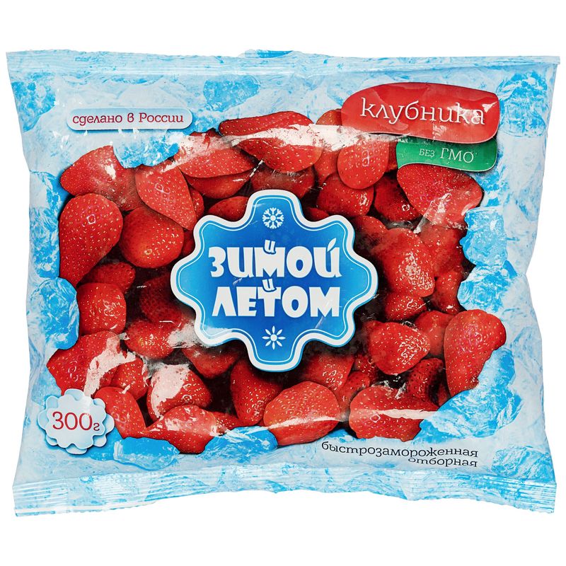 

Клубника свежемороженая И Зимой И Летом 300 г