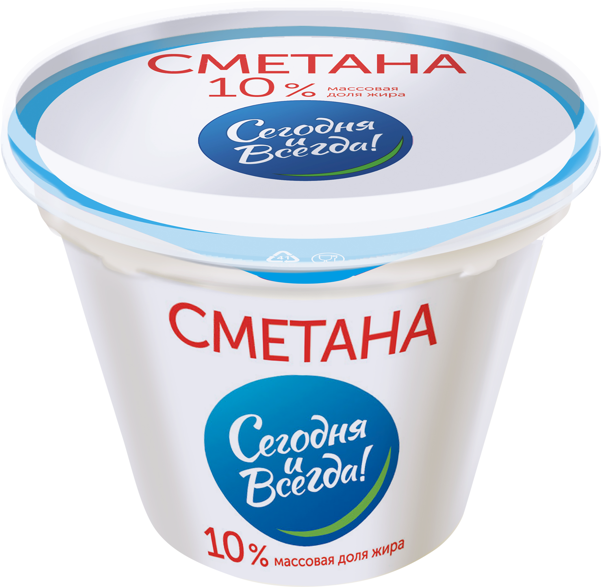 

Сметана Сегодня и Всегда 10%, бзмж 300 г
