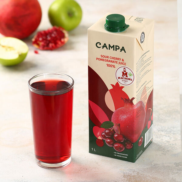 Сок яблочно-вишнево-гранатовый Грузия