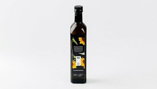 Масло подсолнечное нераф. высокоолеиновое, стекло