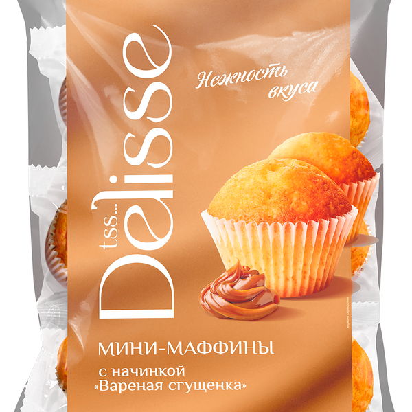Маффины DELISSE Вареная сгущенка