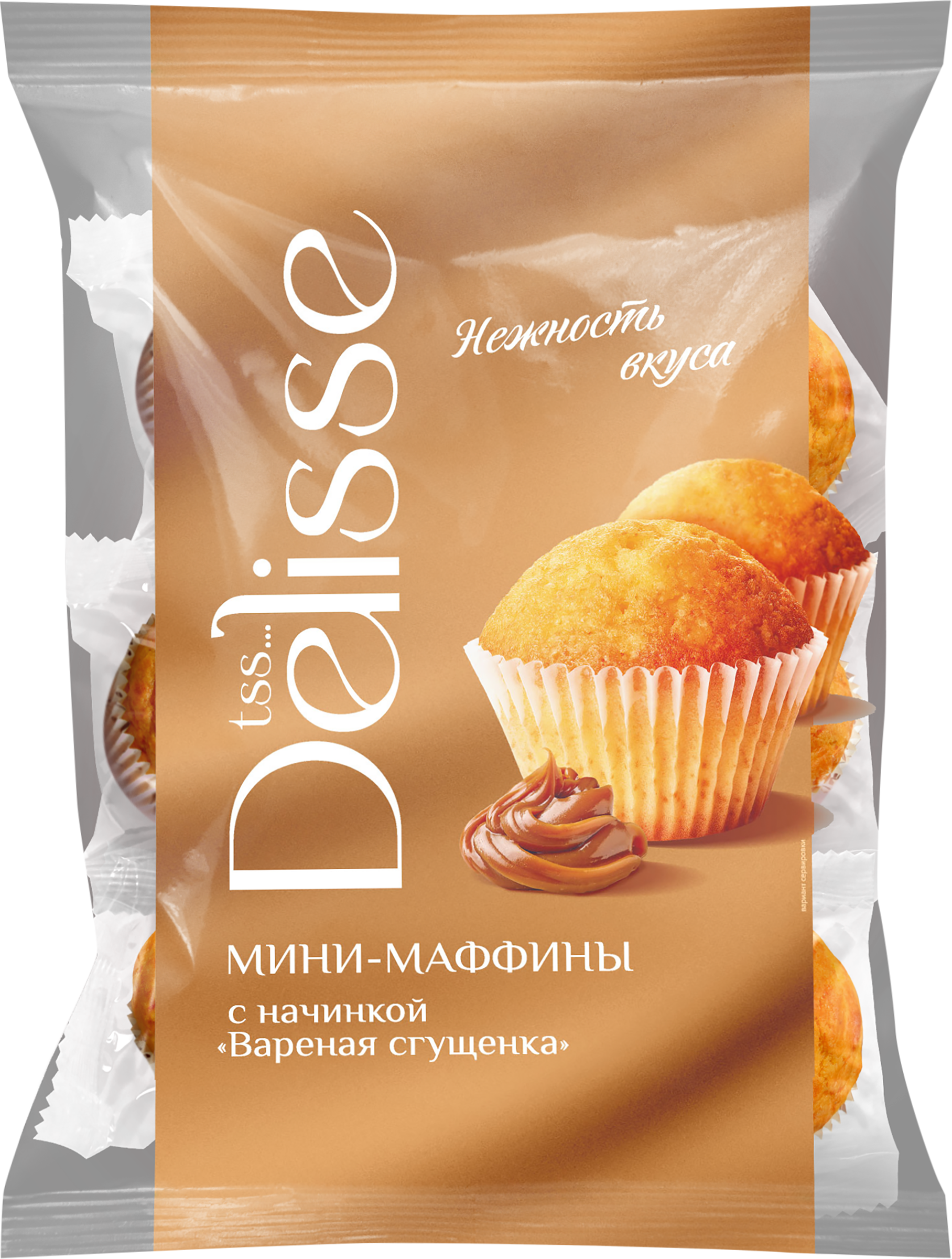 

Маффины DELISSE Вареная сгущенка