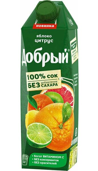 Сок Добрый яблоко-цитрус, 1 л