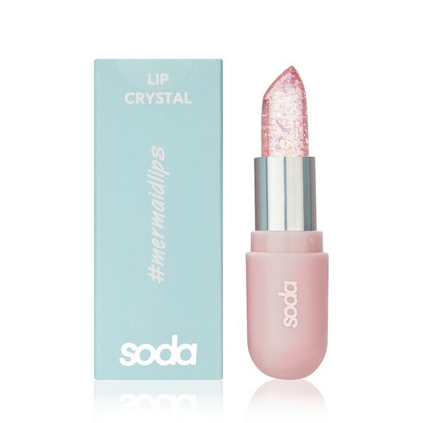 Бальзам для губ Soda Lip Crystal Balm #mermaidlips, strawberry