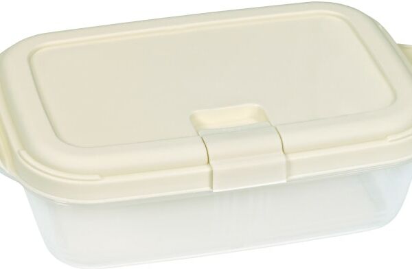 Контейнер Violet Push для СВЧ слоновая кость 0.9л