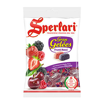 Мармелад Sperlari желейно-фруктовый Red fruits 175г, Италия