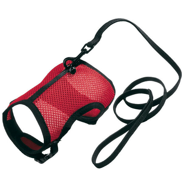 Ferplast шлейка с поводком Jogging Small для грызунов S