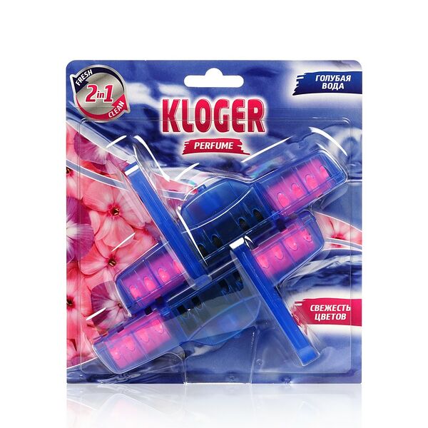 Подвеска для унитаза Kloger Proff Blue water 2 шт.