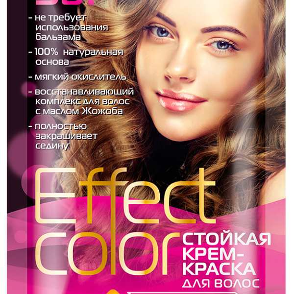 Крем-краска для волос Effect Color Золотистый Каштан тон 5.3