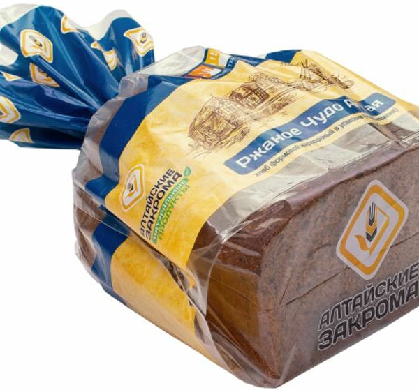 Хлеб АЛТАЙСКИЕ ЗАКРОМА Ржаное чудо, в нарезке