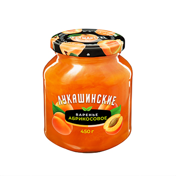 

Варенье Лукашинские абрикосовое 450 г