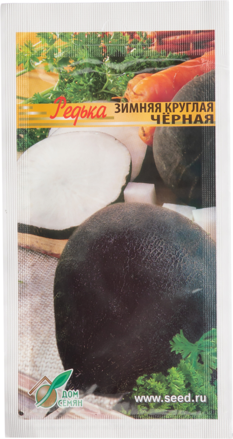 

Семена АНСЕМЕ Редька зимняя круглая черная (расфасовано ССО)