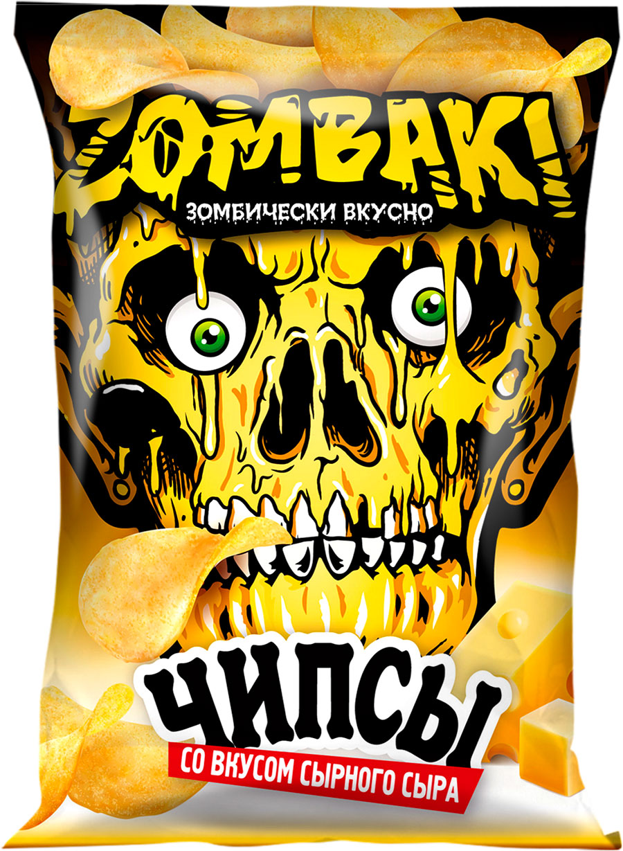 

Чипсы Zomбаки картофельные со вкусом сыра