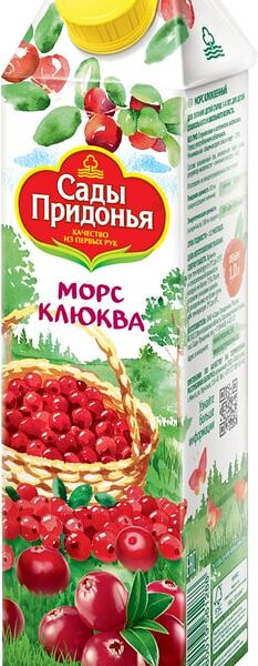 Морс Сады Придонья Клюква 1л