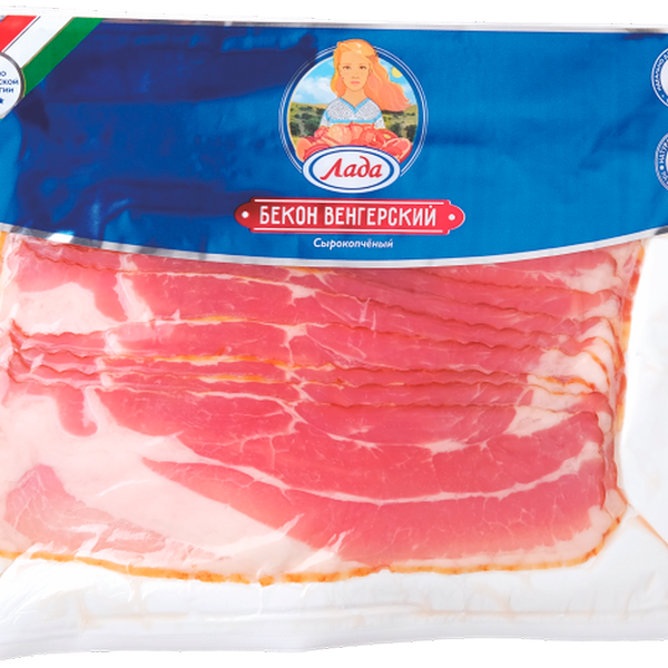 Бекон Лада Венгерский сырокопченый нарезка