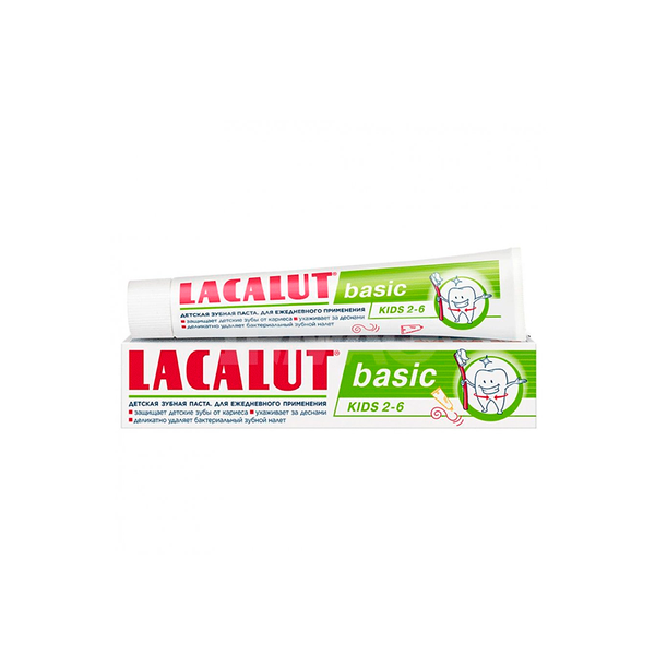 Зубная паста Lacalut Basic Kids 2-6 лет 60г